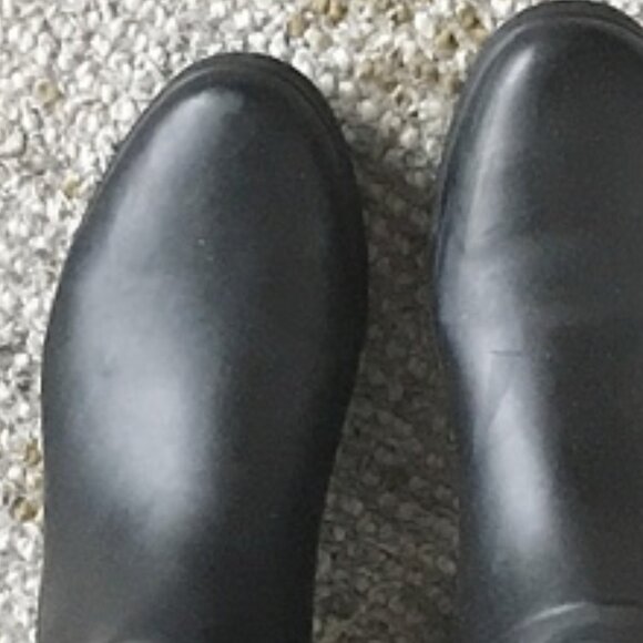 ALICE + WHITTLES Classic Black Riding Rain Boot Sz 8 - Picture 8 of 10